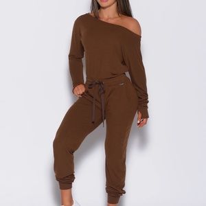 Bombshell Sportswear Ribbed Jumpsuit